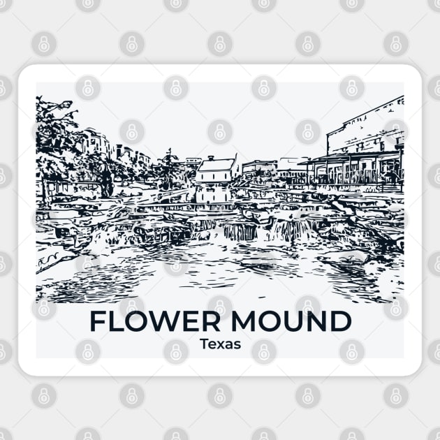 Flower Mound - Texas Magnet by Lakeric